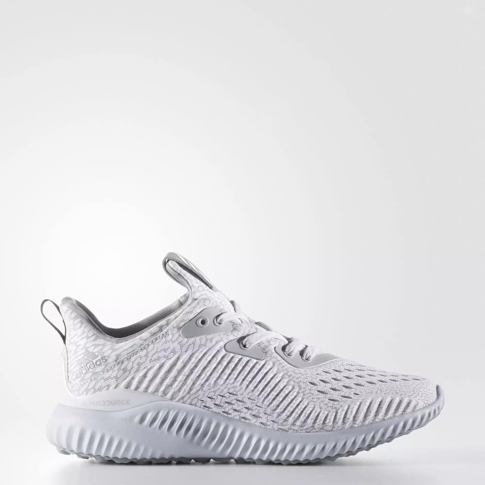 Adidas Alphabounce AMS Tenis Para Correr Grises Para Niña (MX-36095)